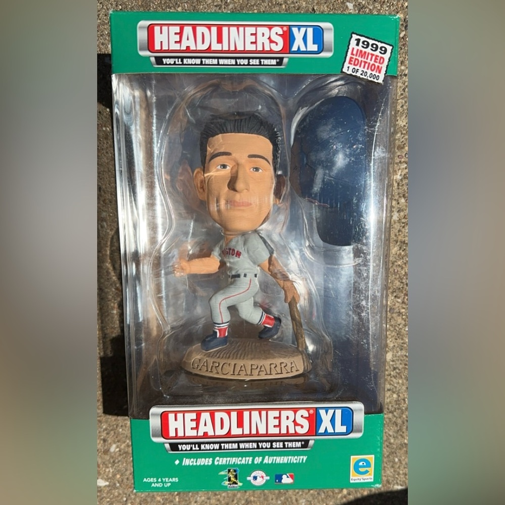 1999 Headliners XL Nomar Garciaparra Boston Red Sox Limited Bobblehead